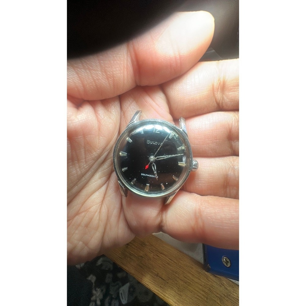 Bulova selfwind automatic black 32mm -‎ project - untested